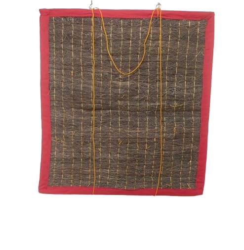 Khus/Vetiver/Vala Curtains 3 W* 4 H (with Attached Rope)