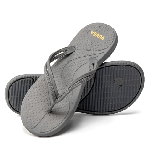 Image of VOVEA Flip Flops For Women Non-Slip Bathroom Shower Shoes Cushion foam Indoor and Outdoor Sandals