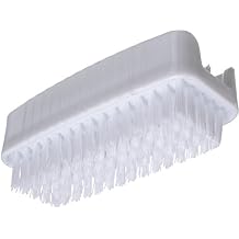 SPARTA 3623900 Plastic Hand Brush, Nail Brush With Polypropylene Bristles For Kitchens, Homes, Restaurants, 3.5 Inches, White, Dual Sided