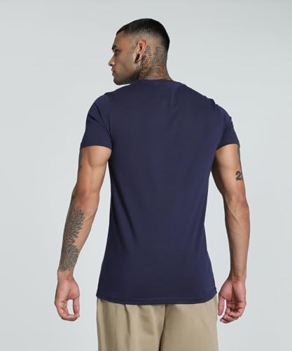 Image of Puma Men Cotton Graphic Print Slim Fit T-Shirt