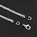 WXJ13 Silver Plated Curb Cable Chain for Jewelry Making, Brand 33FT Unfinished DIY Jewelry Making Chains Necklace with 20 Lobster Clasps and 50 Jump Rings, 2 x 3mm, Spool Packaged