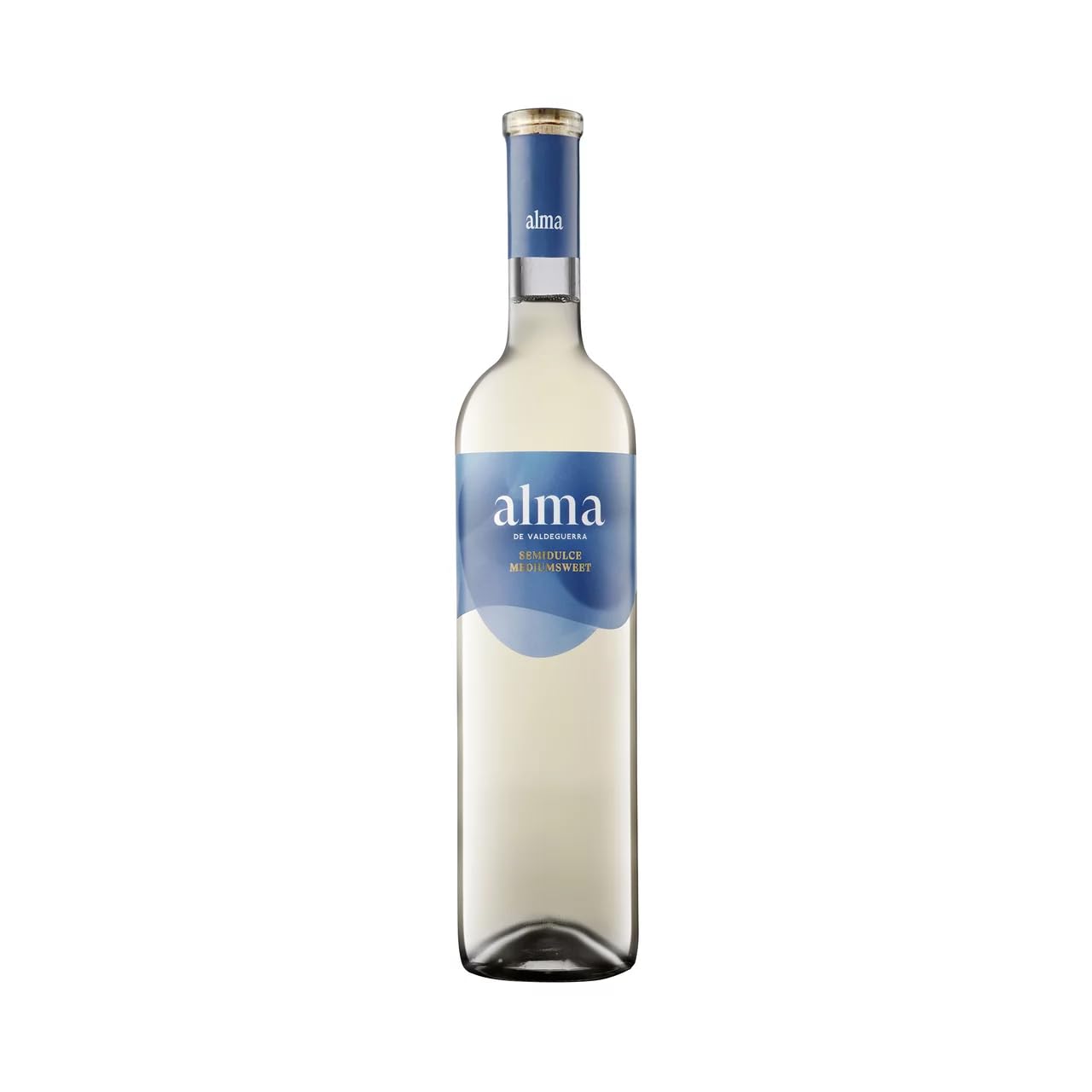 ALMA Halbtrockener Weißwein ohne Herkunftsbezeichnung Flasche 75 cl. 4er Pack
