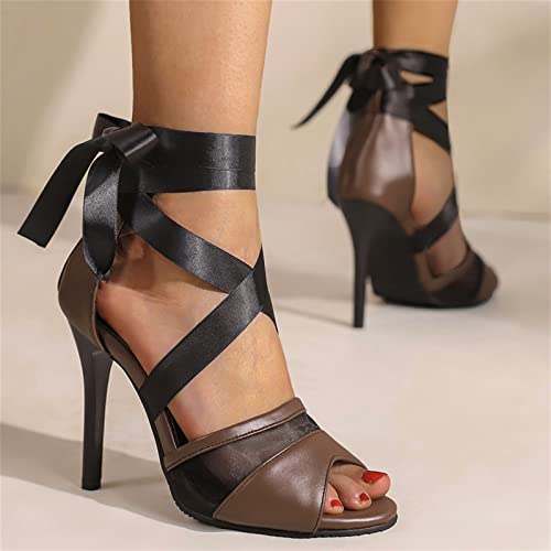 Talons pour femmes chaussures à talons hauts bout ouvert chic et tendance - 3