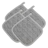 Photo Gallery mikinona 4 pezzi presine quadrate termoresistenti grigie con rivestimento morbide e resistenti per forno e servizio piatti caldi protezione utensili piccoli e superfici Photo Gallery mikinona 4 pezzi presine quadrate termoresistenti grigie con rivestimento morbide e resistenti per forno e servizio piatti caldi protezione utensili piccoli e superfici