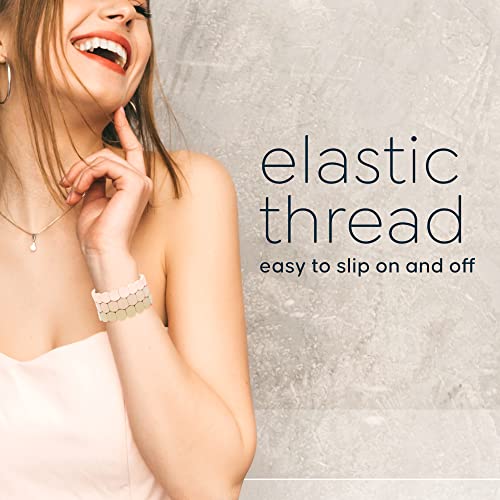 Cedar And Ink Stackable Bracelets, Tile Bracelets For Women, Stackable Enamel Bracelets, Enamel Bangle Bracelet, Gifts For Women - Pink Camo #TOP2