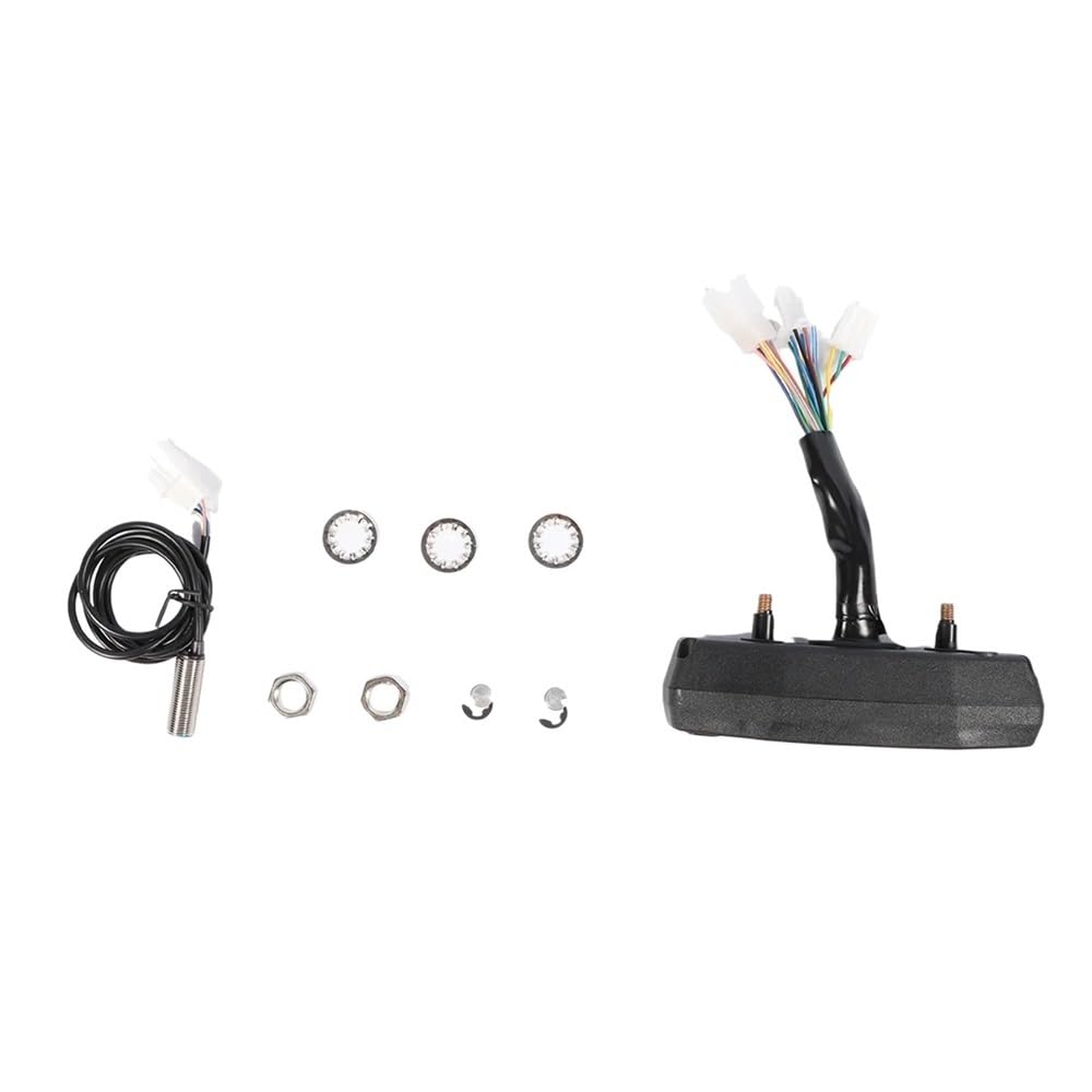 Contachilometri Moto 1pc tachimetro universale contachilometri contagiri RPM misuratore carburante LCD retroilluminato carburatore a iniezione digitale
