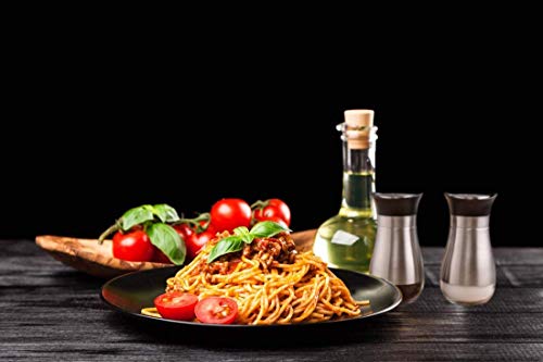 Salt And Pepper Shakers Set, Stainless Steel With Glass Bottle For Table, Rv, Camp, Bbq, Set Of 2 #TOP7