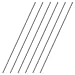HXJDAM 6 Pcs Stainless Steel Rods 5mm x 300mm Steel Rod Grade 304 Silver Metal Rods for DIY Craft Models Lathe Bar Stock Tool Replacement Mini Shafts Axles and Industrial Drilling Boring Machines​