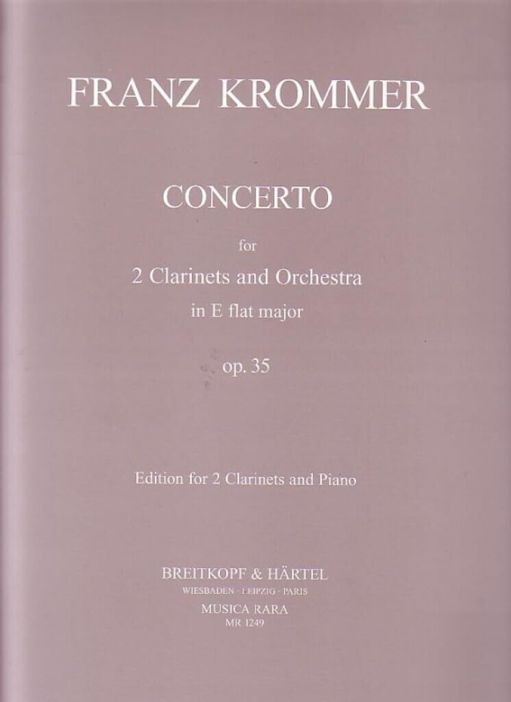 CONCERTO IN ES OP. 35 CLARINETTES      Sheet music – January 1, 2000