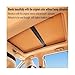 Car Sunroof Insulation Roof Visor Compatible for Toyota RAV4 XA50 2020~2025 2024 MK5 Anti-UV Electrostatic Adsorption Sky Curtain Sunshade(2Pcs Gray)