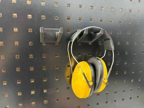 2x Doppelhaken Hammerhalterung Lochwand für Güde - Gedore - ADB - Kraftwerk Lochwand Vierkantlochung 38 mm / 10 mm Lochwand Zubehör