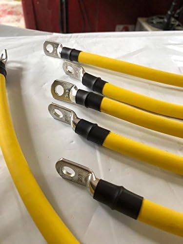 ECW&L Club Car DS 4 Gauge Battery Cable Set with Main Positive and Negative Cables