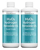 Viva Doria Hydrogen Peroxide 6 Percent, 20 Volume, Food Grade, 16 Fluid Ounce (2 Pack)