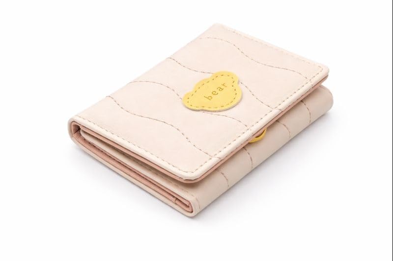 Image of Valerie Wallets for Women Leather Cute RFID Blocking Small Bifold Wallet with Zipper Coin Purse for Girls and Ladies Women's Wallet (Cream)