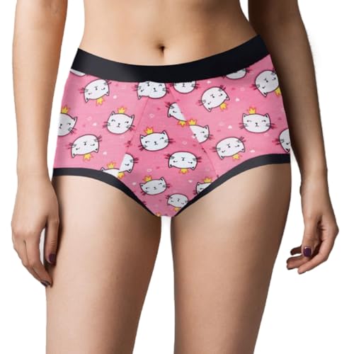 Image of DChica Essentials Period Panties Medium to Heavy Flow No Pad Required Anti Microbial, Absorbent Menstrual Underwear for Women Easy to Wash, Leak-Proof, Reusable Period Panty Briefs (1 Pc)