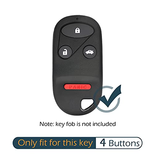 Protection clé silicone Honda Civic finition soft-touch étui 4 boutons de qualité
