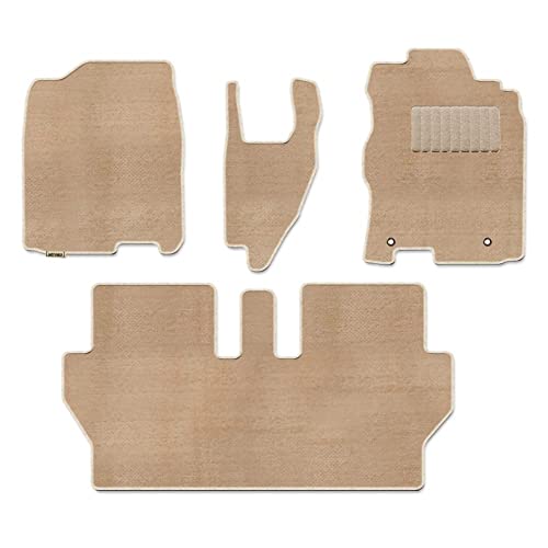 Hotfield ダイハツ 互換品 ムーブキャンバス ムーヴキャンバス LA800S LA810S フロアマット 2016年9月〜2022年6月対応 リアヒーターダクト有/プレーンベージュ