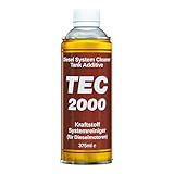 TEC 2000 Motorreiniger - Diesel System Cleaner Tank Additiv 375ml - Kraftstoff Systemreiniger Diesel Zusatz - Reduzierung der Abgasemissionen - Dieselreiniger
