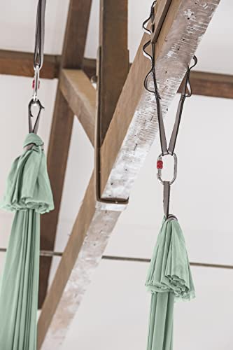 Healthymodellife Pinc Active Silk Aerial Yoga Swing & Hammock Kit For Improved Yoga Inversions thumb #3
