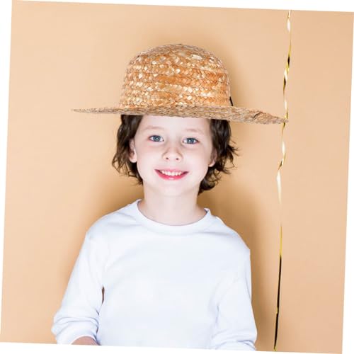 for Beach Outdoor Activities Lightweight Sun Protection Hat for Summer Vacations Parties and Travel Accessory for Boys Khaki4
