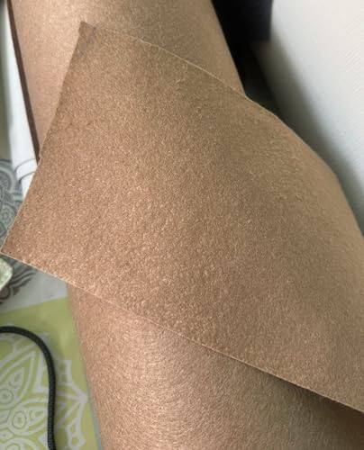 Tela para forrar PANELES ACUSTICOS/Para bases y partes traseras de almohadas y respaldos (Color Marròn Tabacco/DITEX 100GR) 1 Metro/DITEX  Fieltro para Tapiceria Y Disfraces