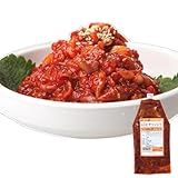 【韓国直輸入】海鮮キムチ チャンジャ 500g 大根入り ピリ辛コリコリ ご飯のお供・おつまみ 低カロリー 保存料不使用 キャップ付き