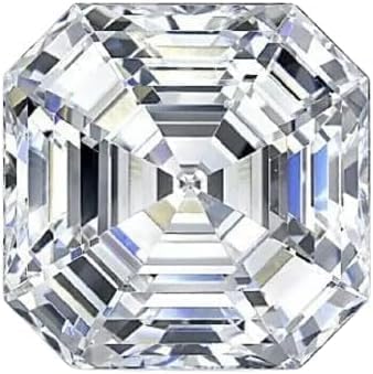 Natural Diamond 1.81ct Asscher Cut D Color Loose Stone 7mm Ideal for Rings Necklaces Bracelets Crafting and Jewelry Making