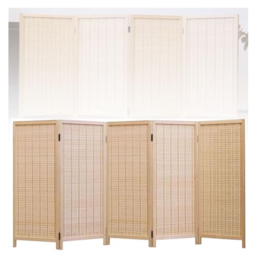 Paravent court tissu occultant pliable cloison séparation mobile maison