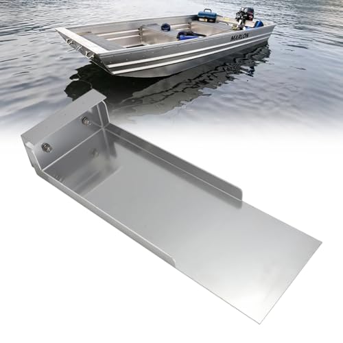 motoparty Adjustable Trolling Motor Mounting Bracket for Jon Boat Aluminum Boat Heavy-Duty Aluminum Alloy Transom Mount