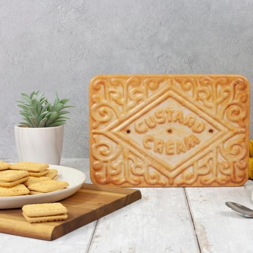 Giant Custard Creams Biscuit Tin - Novelty British Biscuits Gift Set, Family Sharing Box with Luxury Custard Cream Treats - Mothers Day Biscuits, Large Hamper Tins, Gifts for Mum, 450g - Image 6