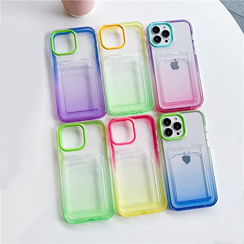 Coque dégradée iPhone 13 Pro Max transparente pour voyager léger avec votre carte