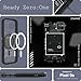 Spigen for Pixel 9a Case, Ultra Hybrid MagFit (2025) [Compatible with MagSafe Accessories] [Anti-Yellowing] - Zero One