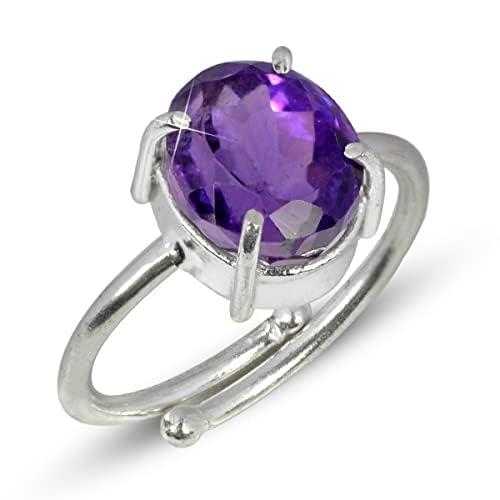 Reiki Crystal Products Natural Original AAA Amethyst Ring Genuine Gemstone Adjustable Ring for Unisex (B0BLRJHYS1) Amazon Price History, Amazon Price Tracker