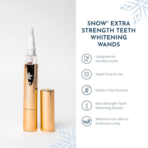 Snow Extra Strength Teeth Whitening Gel Refill - Teeth Whitening Pen, Teeth Whitening at Home Stick Refills, Tooth Serum Wand for Whitening & Oral Care, Easy to Use Teeth Whitener Stick - Pack of 1 Snow Extra Strength Teeth Whitening Gel Refill - Teeth Whitening Pen, Teeth Whitening at Home Stick Refills, Tooth Serum Wand for Whitening & Oral Care, Easy to Use Teeth Whitener Stick - Pack of 1