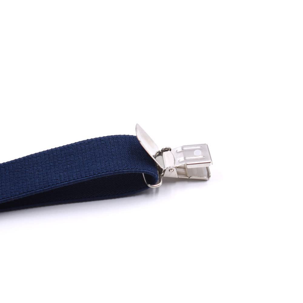 X Form Tirantes de Alta Resistencia, Conjunto de Tirantes de poliéster for Mujer y Hombre, Tirantes elásticos con Cierre de Mariposa y Espalda en Y, Ajustables, de Color Liso