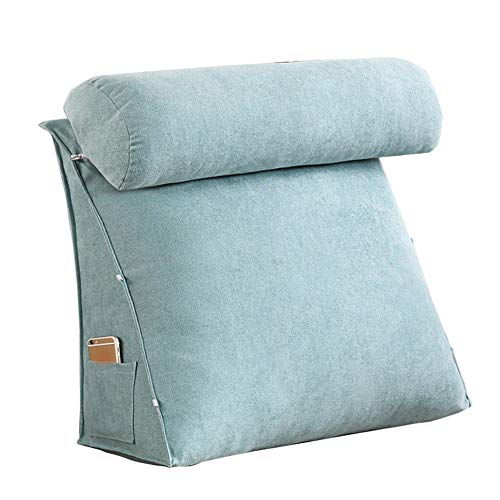 Oreiller de taille de canapé ergonomique et grand coussin triangle de lecture