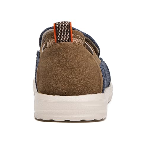 Men's Slip On Boat Shoes Casual Loafers Barefoot Slip-ons for Men Breathable Lightweight Walking Shoes Hands Free4