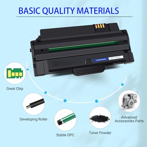 Cartucho de toner compatível com SuperInk para Samsung 105 MLT-D105L 105L MLTD105L Use com Samsung M