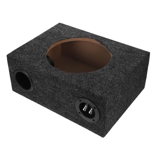 SEWOART 10 Inch Car Subwoofer Enclosure Box Single Sealed Speaker Subwoofer Box for Vehicle Audio Upgrade Compatible with Installation