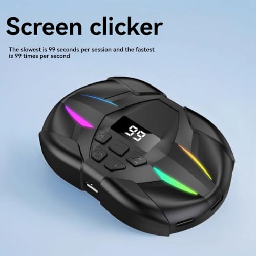 Clicker automático para pantalla de móvil Fangxuee con velocidad ajustable silenciosa 4