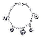 Schön als Zierkette zum Dirndl, aber auch perfekt als Armband zu tragen