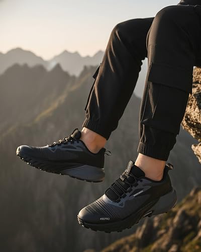 Image of Bacca Bucci TrekZON Men's Outdoor Trekking & Trail Running Shoes with AllTerraX Grip Outsole | #BePro Series