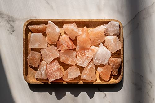 Foto von Salzbrocken Kristallsalz aus einem Vorgebirge des Himalaya Punjab/Pakistan 1kg Salzsteine Steinsalz Brocken