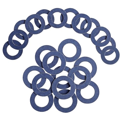 Image of 90430-12031 (24Pcs) Aluminium Oil Drain Plug Washer Gaskets Compatible with Toyota Lexus Scion Crush Washer Seals Replaces# 9043012031