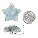 SUNYIK Pack of 4 Orgone Starry Star Pocket Stone, Reiki Healing Polished Carved Crystal Palm Worry Stone for Anxiety Stress, Aquamarine