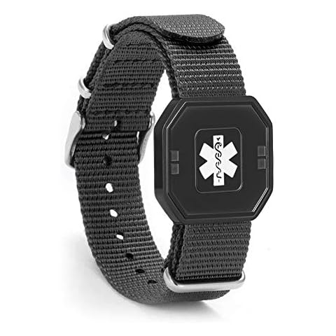 BBX JEWELRY Sport Emergency Diabetes Bracelets Womens 6-9 Inch Adjustable Nylon Medical Alert ID Bracelets for Men Free Engraving Medical Bracelets for Mens Womens Cover