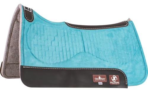 Classic Equine Zone Micro Suede Pad, 3/4-inch Felt (Turquoise, 28 x 30)
