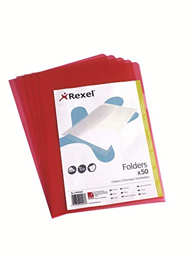 Hetzel 21676020 Buste a L Goffrate, A4, Rosso, 50