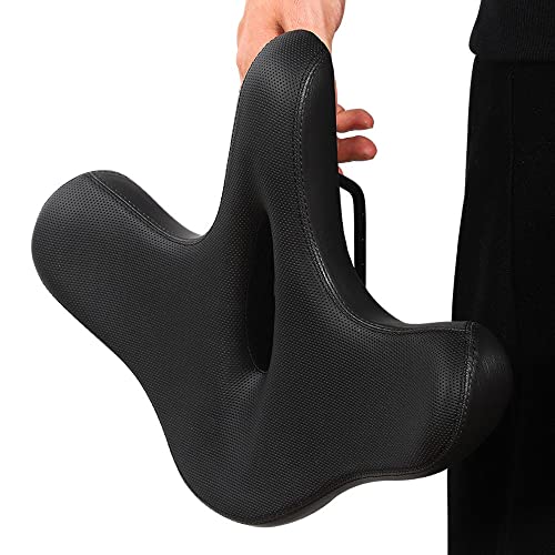 Assento de Bicicleta Ampliar e Engrossar Confortável Sela de Bicicleta Absorção de Choque Universal