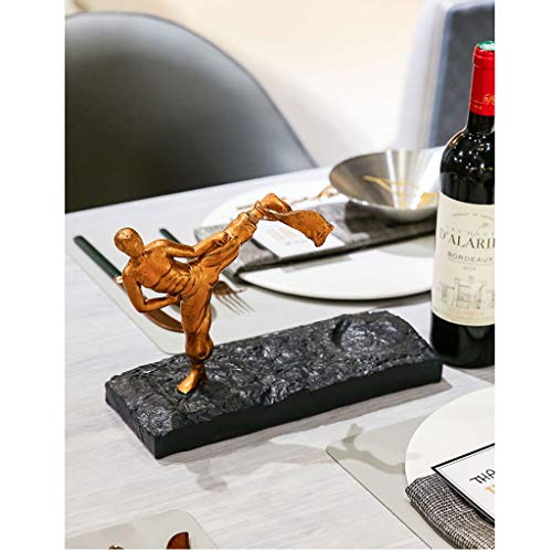 Soporte para botellas de vino de resina moderno miniatura 5